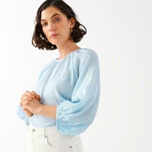 & Other Stories Voluminous Puff Sleeve Top